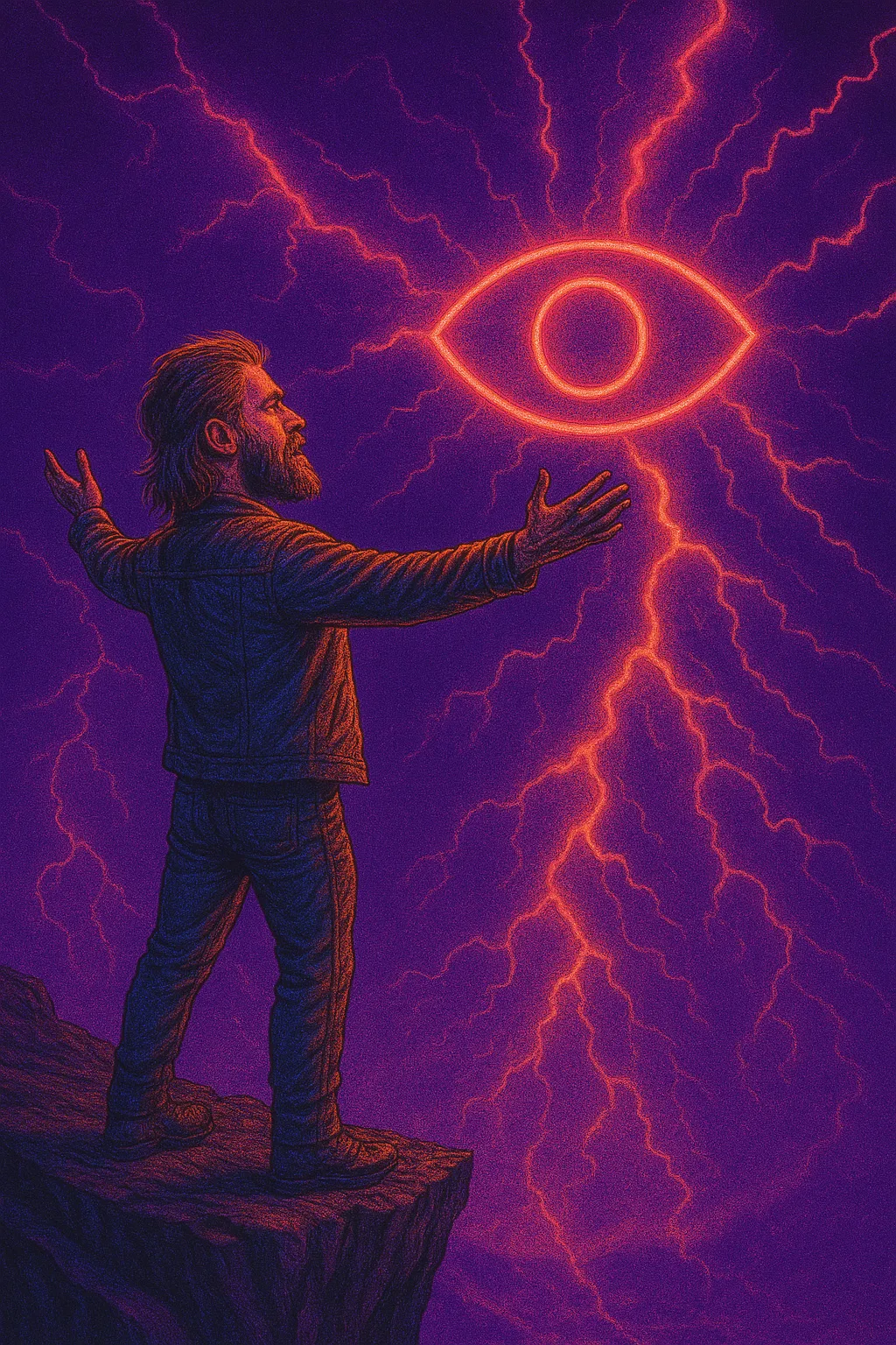 Me submitting to the AI overlord above