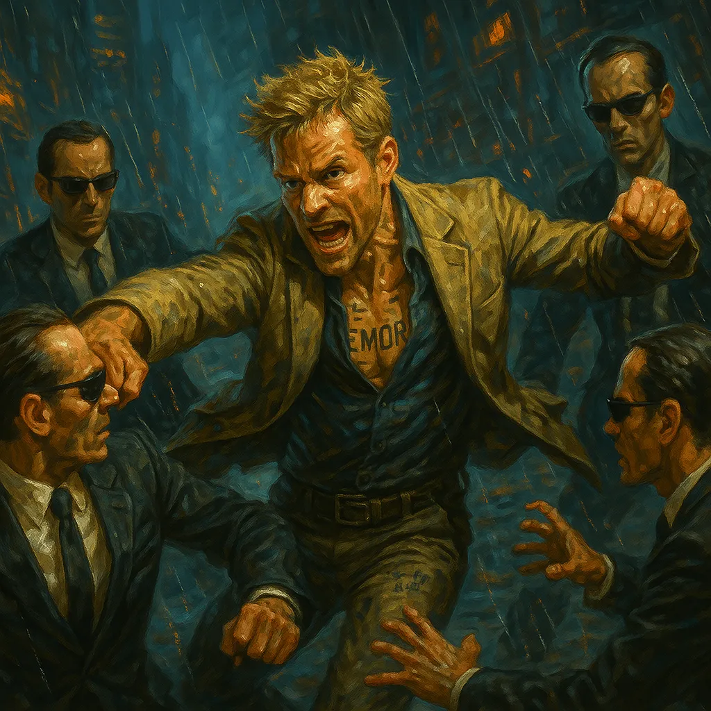 mem the agent fighting in the rain